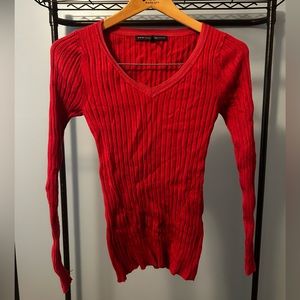 Red long sleeve WhiteHouseBlackMarket